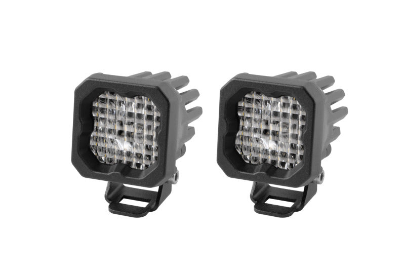 Diode Dynamics Stage Series C1 LED Pod Sport - White Wide Standard ABL (Pair) Light Accessories and Wiring Diode Dynamics