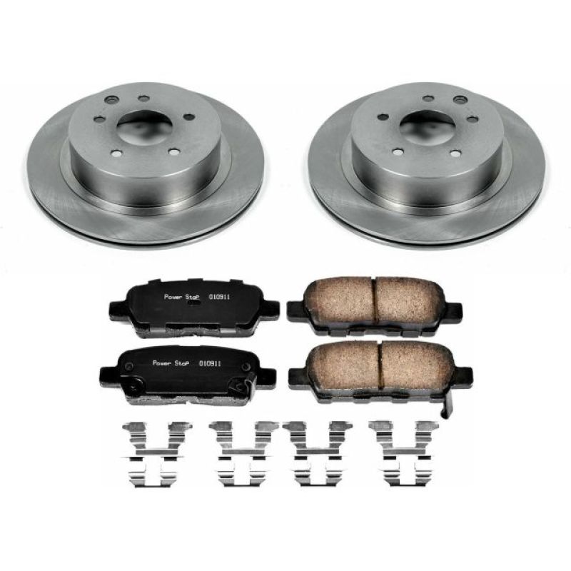 Power Stop 14-17 Nissan Juke Rear Autospecialty Brake Kit Brake Kits - OE PowerStop