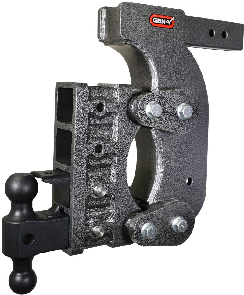Gen-Y The Boss Torsion-Flex 2.5in Receiver 15in Drop Hitch w/Dual-Ball/Pintle Lock/Stab Kit Hitch Receivers GEN-Y Hitch