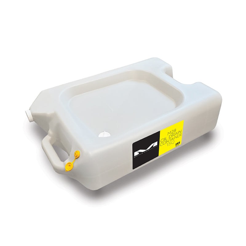 Matrix Concepts M28 Oil Drain Container 15 Quart - White Oil Pans Matrix Concepts