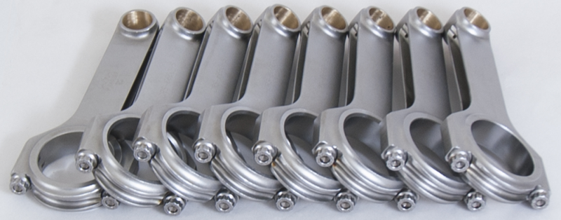 Eagle Chevrolet Big Block 6.660in Length ARP L19 Bolts Forged 4340 Steel H-Beam Rods - Set of 8 Connecting Rods - 8Cyl Eagle