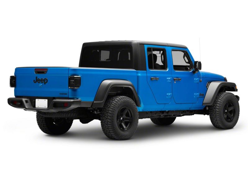 Raxiom 20-23 Jeep Gladiator JT w/ Factory Halogen LED Tail Lights- Blk Housing (Smoked Lens) Tail Lights Raxiom