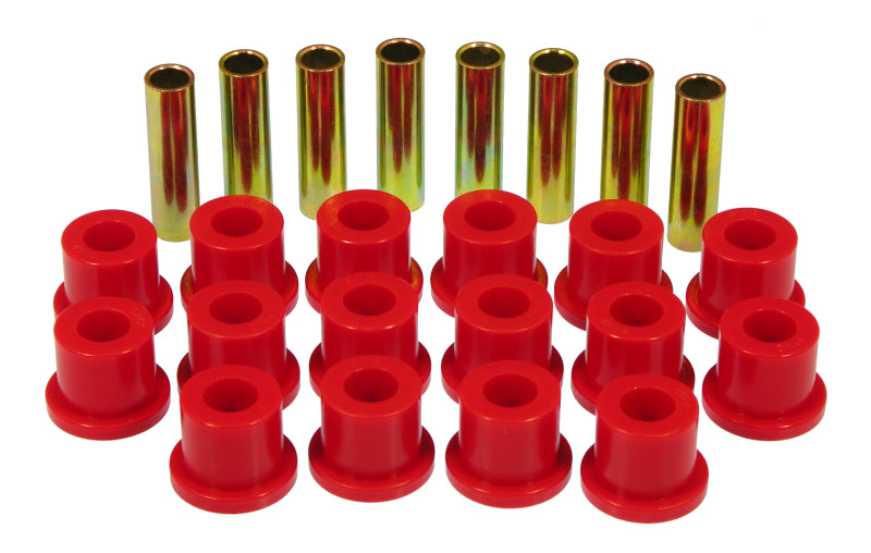 Prothane 68-72 Ford F100/150 2wd Rear Spring & Shackle Bushings - Red Bushing Kits Prothane