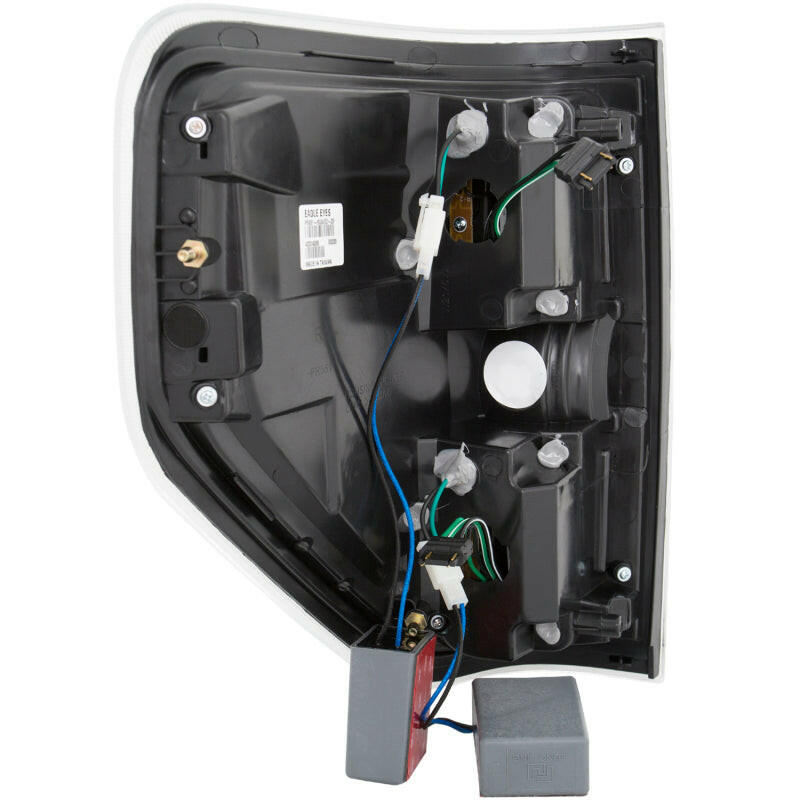 ANZO 2009-2013 Ford F-150 LED Taillights Black Tail Lights ANZO