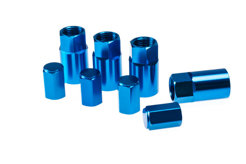 Wheel Mate Aluminum TPMS Valve Stem Cover - Blue Anodize Valve Stems Wheel Mate