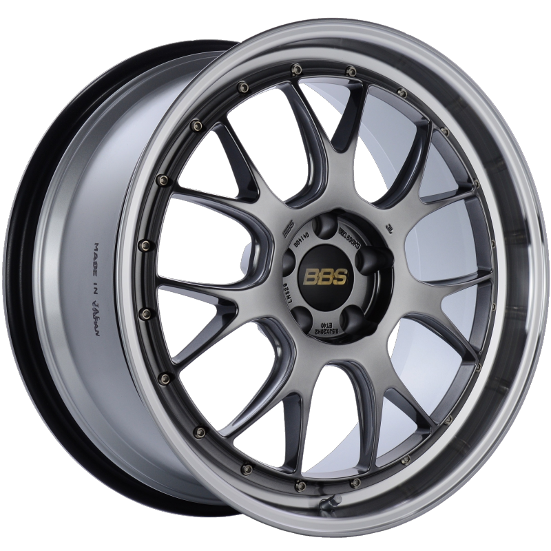 BBS LM-R 20x9.5 5x114.3 ET40 CB66 Diamond Black Center Diamond Cut Lip Wheel Wheels - Forged BBS