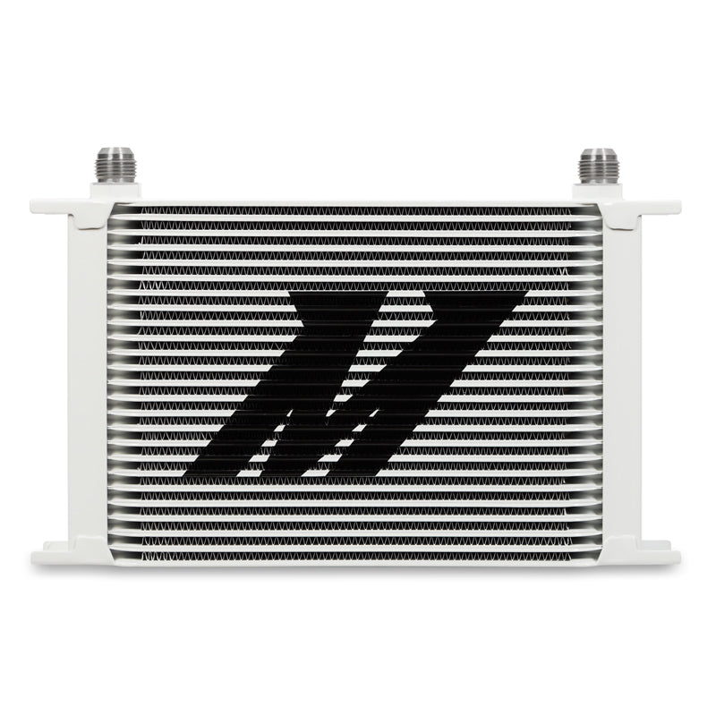 Mishimoto Universal 25 Row Oil Cooler Kit - White Oil Coolers Mishimoto