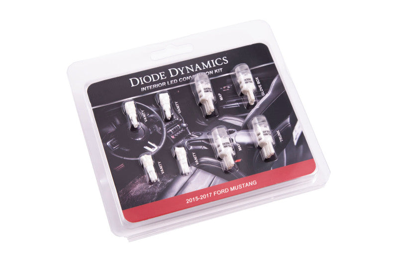 Diode Dynamics Mustang Interior Light Kit 15-17 Mustang Stage 1 - Red Bulbs Diode Dynamics