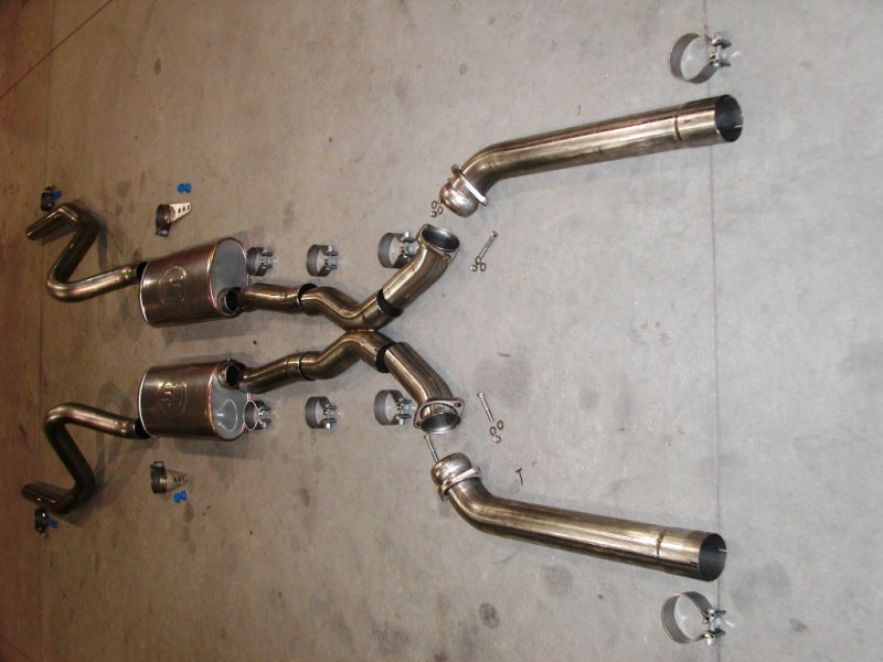 Stainless Works Chevy Chevelle Small/Big Block 1968-72 Exhaust 3in System with X-pipe Catback Stainless Works