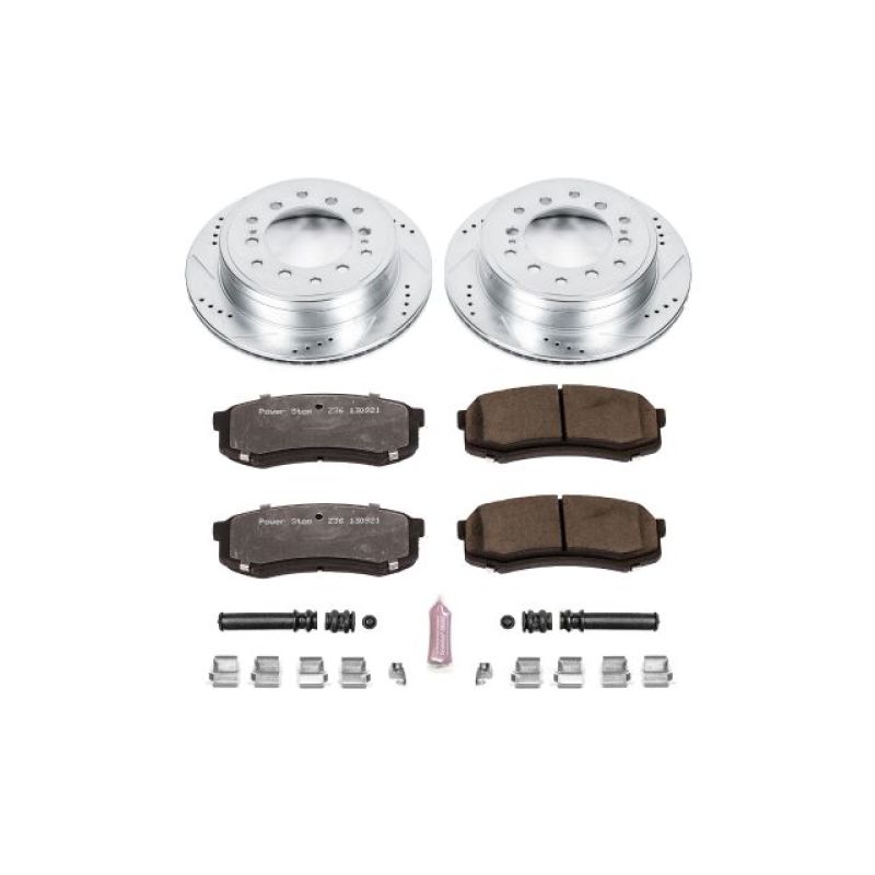 Power Stop 10-19 Lexus GX460 Rear Z36 Truck & Tow Brake Kit Brake Kits - Performance D&S PowerStop