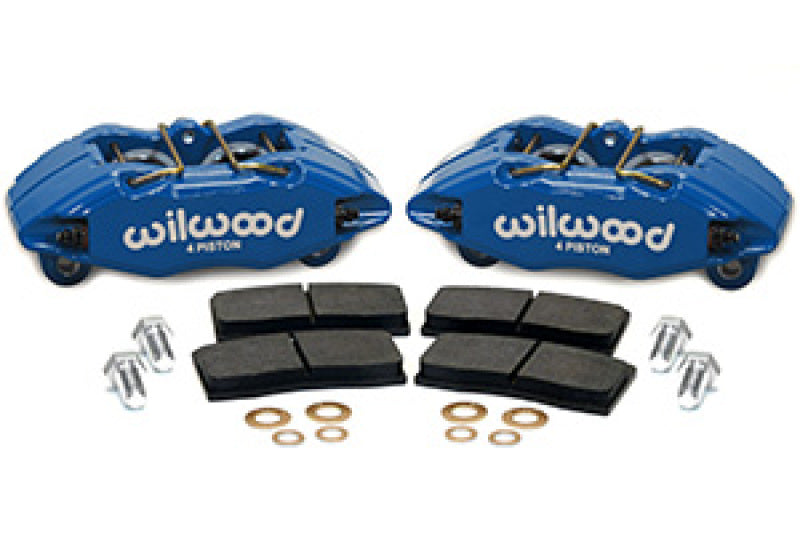 Wilwood DPHA Front Caliper & Pad Kit Blue Honda / Acura w/ 262mm OE Rotor Big Brake Kits Wilwood