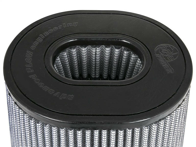 aFe Magnum FLOW Pro DRY S Universal Air Filter 4.5in F / 9inx7.5in B / 6.75inx5.5in T (Inv) / 9in H Air Filters - Universal Fit aFe