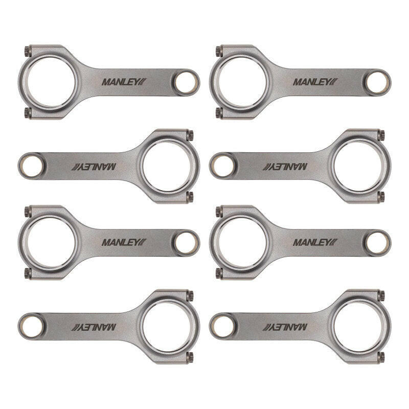 Manley Chevy Small Block LS-1 6.125in H Beam w/ ARP 2000 Connecting Rod Set Connecting Rods - 8Cyl Manley Performance