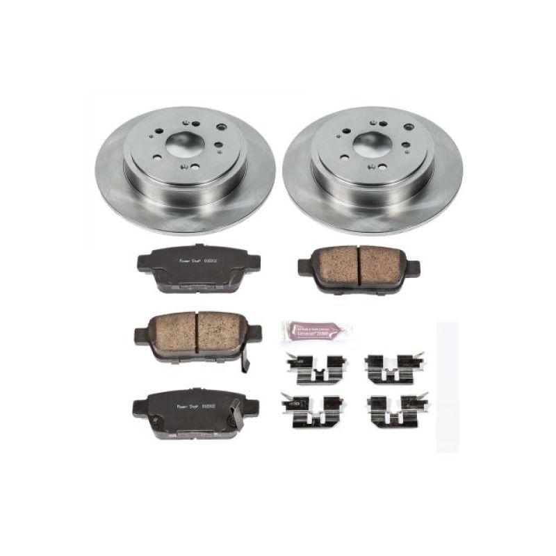 Power Stop 06-14 Honda Ridgeline Rear Autospecialty Brake Kit Brake Kits - OE PowerStop