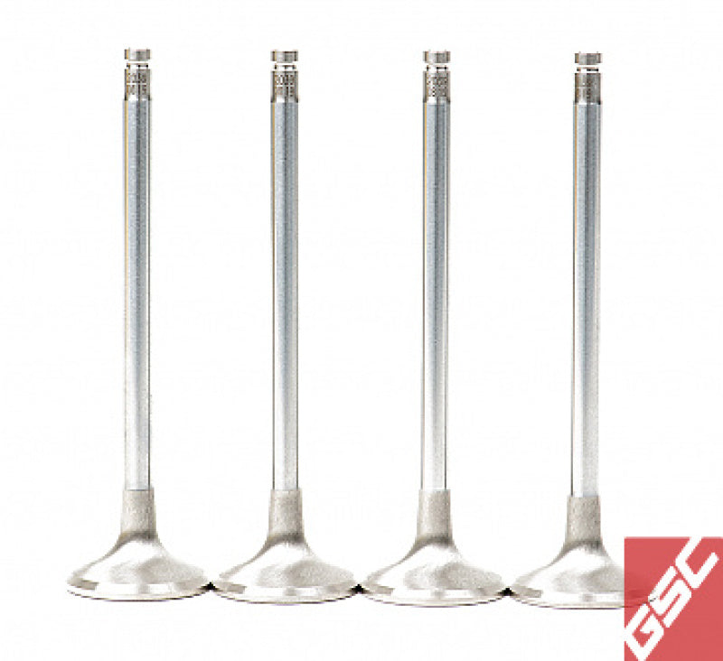 GSC P-D Honda B-Series B16A/B17A/B18C Chrome Alloy Exhaust Valve 28mm Head - 6mm Stem - Set of 8 Valves GSC Power Division