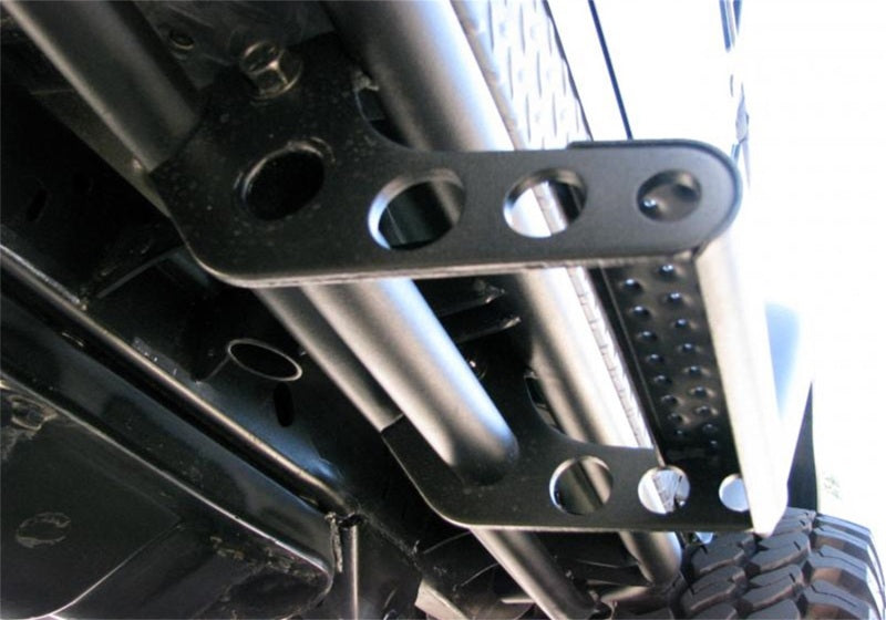 N-Fab RKR Universal Detachable Step - Pair - Tex. Black Body Armor & Rock Rails N-Fab