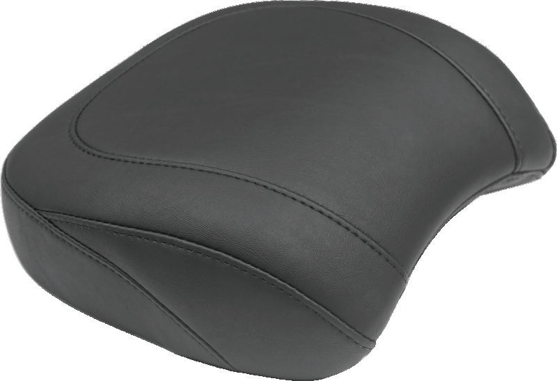 Mustang 18-21 Harley Fat Bob Wide Tripper Passenger Seat - Black Passenger Motorcycle Seats Mustang Motorcycle