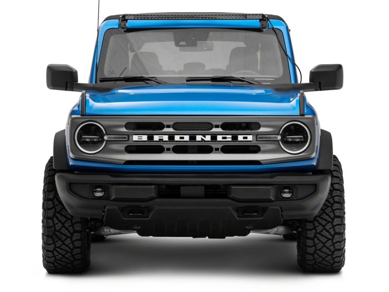 Raxiom 21-23 Bronco Axial Series 40-In 200w LED Light Bar w/ Windshield Mounting Brackets Brackets Raxiom