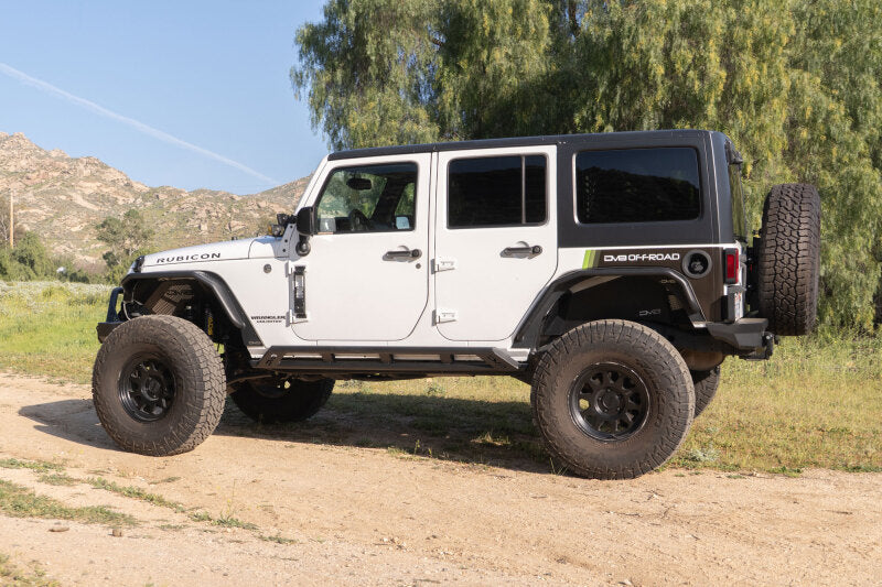 DV8 Offroad 2007-2018 Jeep Wrangler JK 4-Door Rock Sliders Body Armor & Rock Rails DV8 Offroad