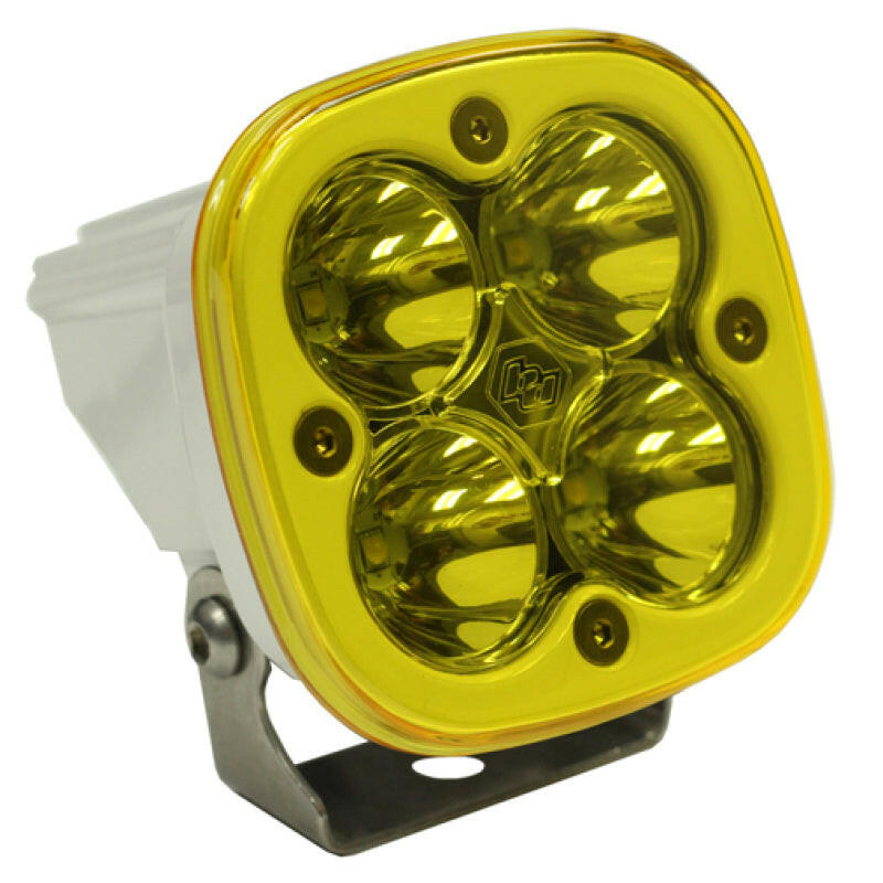 Baja Designs Squadron Sport Spot Pattern White LED Light Pod - Amber Light Bars & Cubes Baja Designs