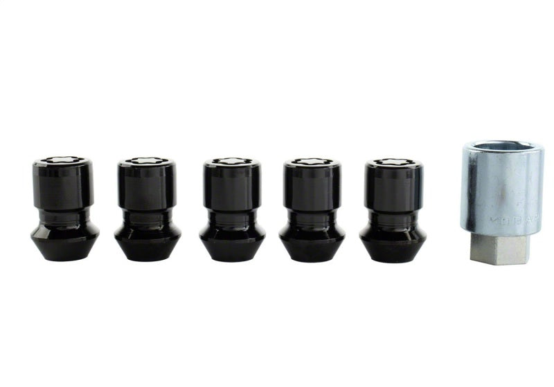 Ford Racing M12X1.5 Black Security Lug Nut - Set of 5 Lug Nuts Ford Racing