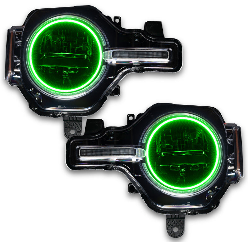 Oracle 2021 Ford Bronco Base Headlight LED Halo Kit - ColorSHIFT - w/ RF Controller Headlights ORACLE Lighting