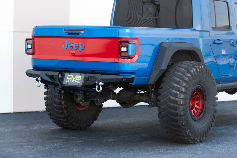 DV8 Offroad 20-23 Jeep Gladiator JT Spec Series Rear Bumper Bumpers - Steel DV8 Offroad