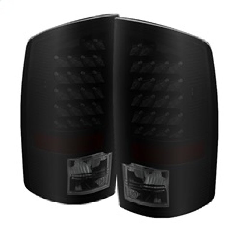 xTune Dodge Ram 02-06 1500 / Ram 2500/3500 03-06 LED Tail Light Black Smoke ALT-JH-DR02-LED-BKSM Tail Lights SPYDER