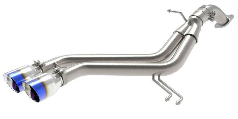 aFe Takeda 13-17 Hyundai Veloster L4-1.6L 2-1/2in 304 SS Axle-Back Exhaust w/ Blue Flame Tips Axle Back aFe
