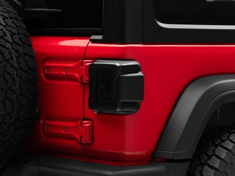 Raxiom 18-23 Jeep Wrangler JL Axial Series Carver LED Tail Lights- Blk Housing (Smoked Lens) Tail Lights Raxiom
