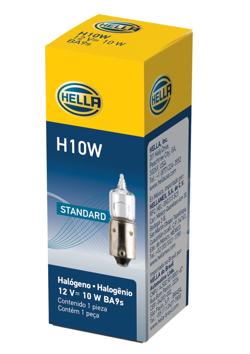 Hella Bulb H10W 12V 10W Ba9S T3 8Gh Bulbs Hella