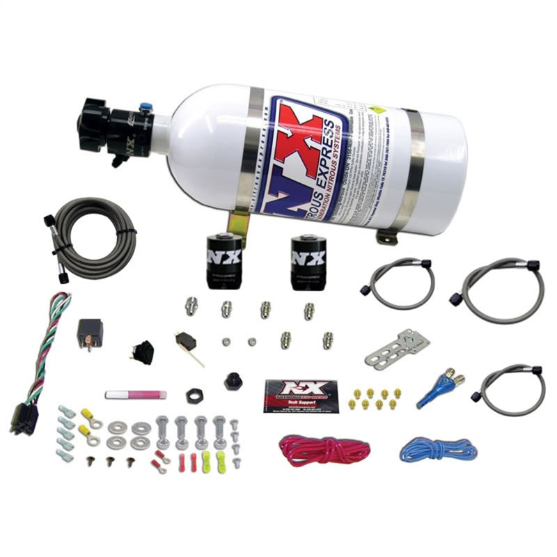 Nitrous Express GM EFI Race Single Nozzle Nitrous Kit (100-250HP) w/10lb Bottle Nitrous Systems Nitrous Express