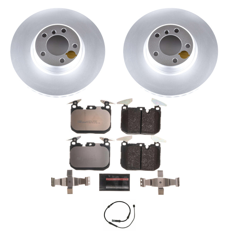 Power Stop 14-16 BMW 228i Front Euro-Stop Brake Kit Brake Kits - OE PowerStop