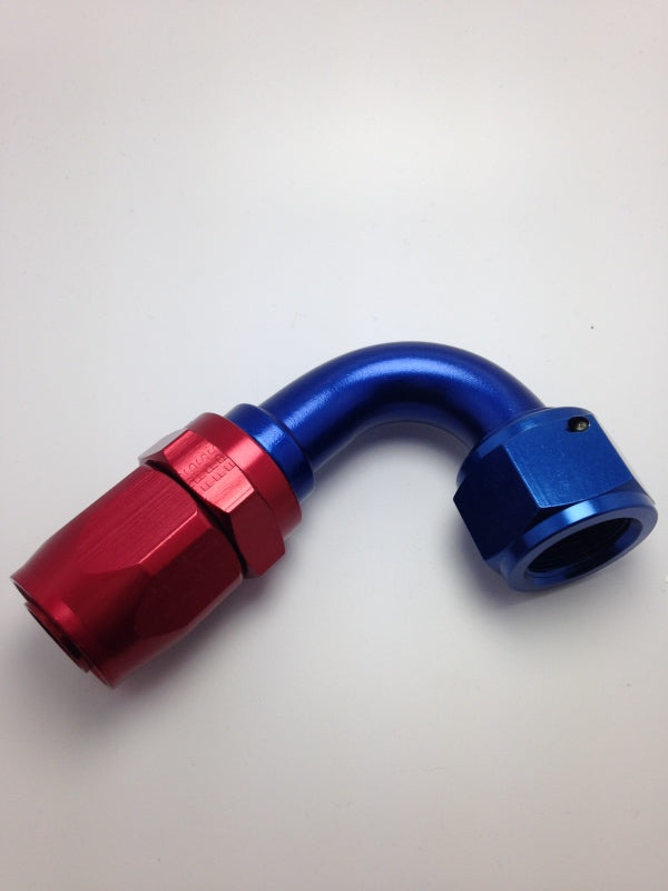 Fragola -10AN Nut x -12AN Hose Reducing Hose End - Blue/Red 120 Degree Fittings Fragola