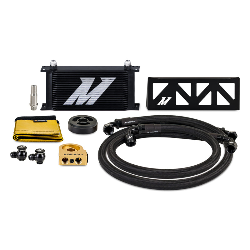 Mishimoto 22+ Subaru BRZ/Toyota GR86 Oil Cooler Kit Thermostatic - Black Oil Coolers Mishimoto
