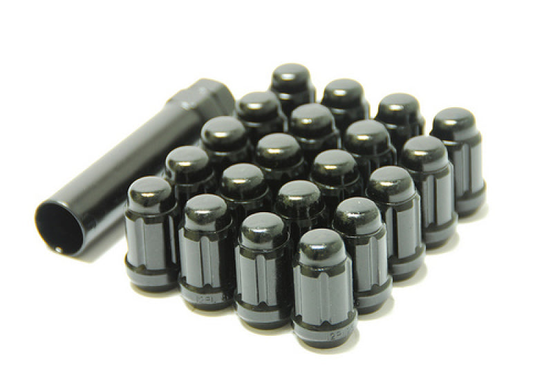 Wheel Mate Muteki Closed End Lug Nuts - Black Chrome 12x1.50 Lug Nuts Wheel Mate