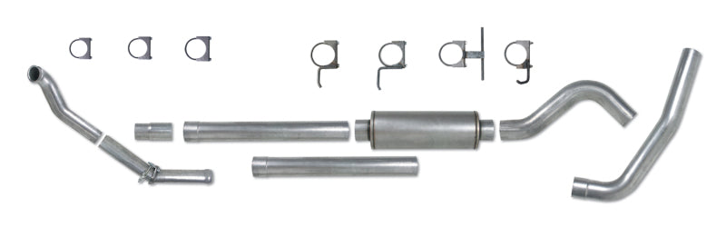 Diamond Eye KIT 4in Turbo Back Single AL: 94-97 FORD 7.3L F250/F350 PWRSTROKE NFS W/ CARB EQUIV STDS Catback Diamond Eye Performance