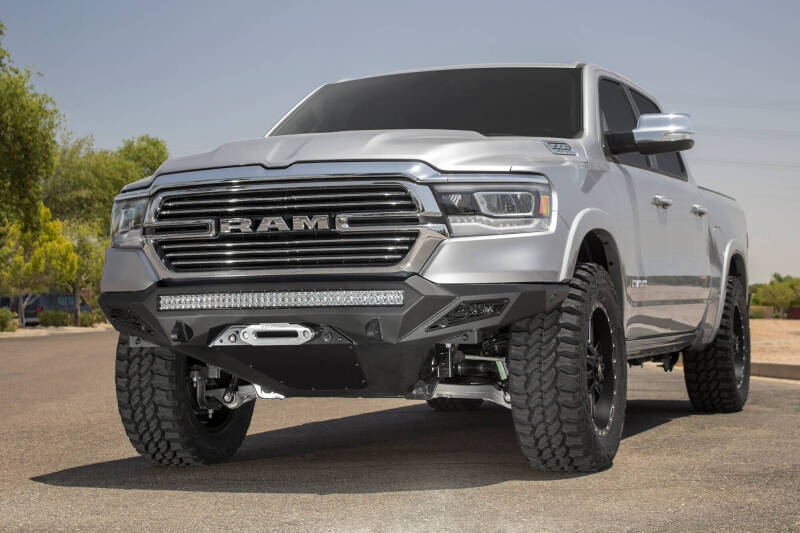 Addictive Desert Designs 19 Ram 1500 Stealth Fighter Front Bumper w/ Winch Mount & Sensor Cut Outs Bumpers - Steel Addictive Desert Designs