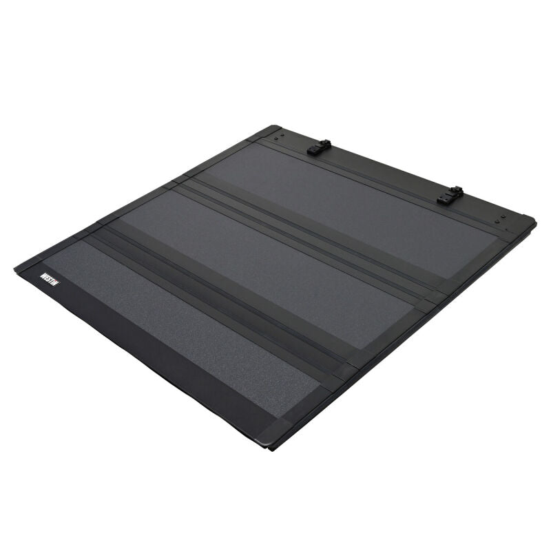 Westin 07-21 Toyota Tundra 5ft 7in Bed Hard Tri-Fold Tonneau Cover - Black Tonneau Covers - Hard Fold Westin