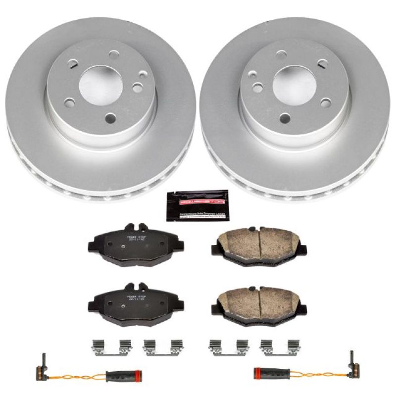 Power Stop 2006 Mercedes-Benz E320 Front Z23 Evolution Sport Coated Brake Kit Brake Kits - Performance D&S PowerStop