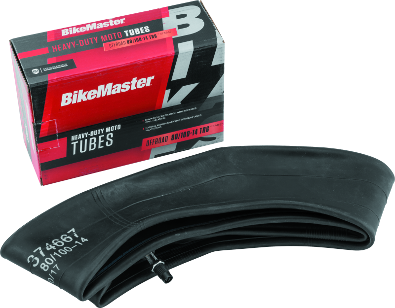 BikeMaster 80/100-14 TR6 Tube Heavy Duty Tire Tubes BikeMaster