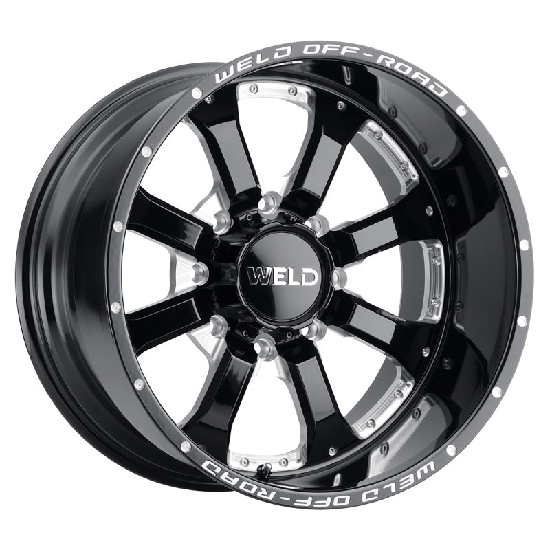 Weld Off-Road W125 20X9 Granada Six 6X139.7 ET20 BS5.75 Gloss Black MIL 106.1 Wheels - Cast Weld