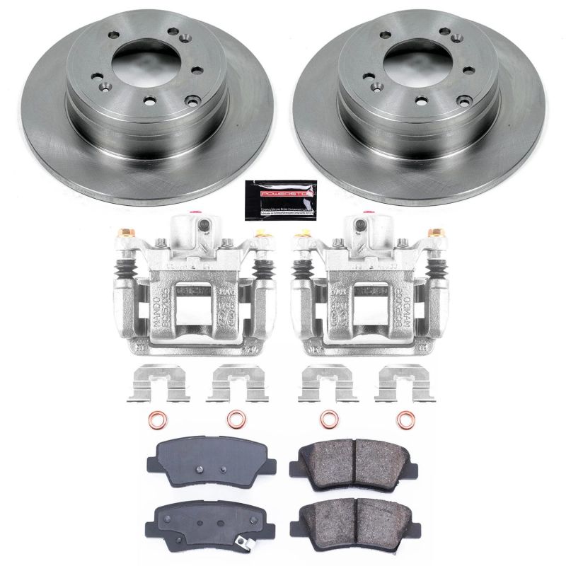 Power Stop 12-17 Hyundai Azera Rear Autospecialty Brake Kit w/Calipers Brake Kits - OE PowerStop
