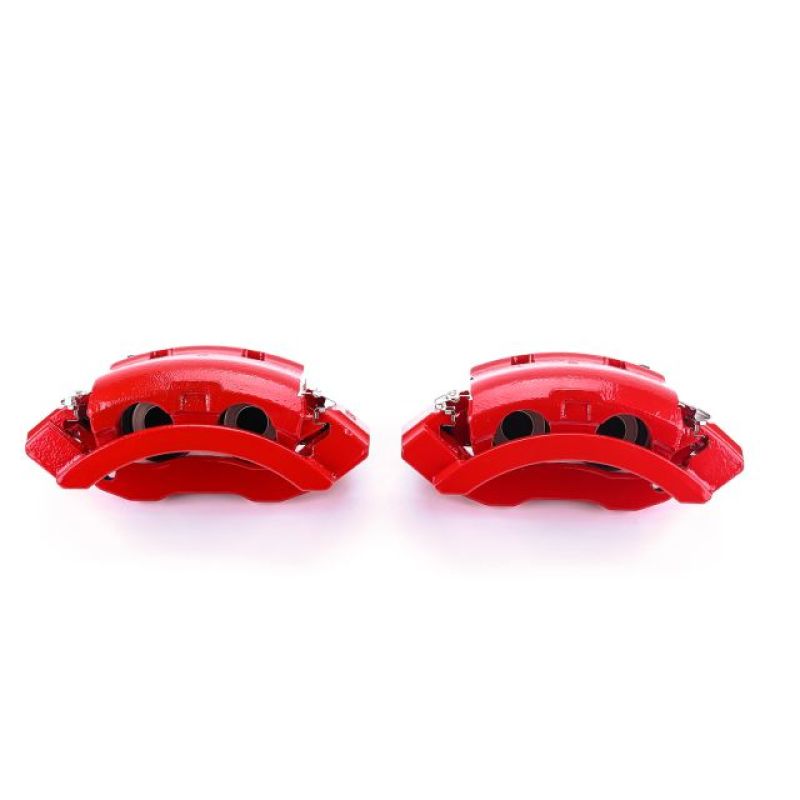 Power Stop 2007 Ford E-150 Rear Red Calipers w/Brackets - Pair Brake Calipers - Perf PowerStop