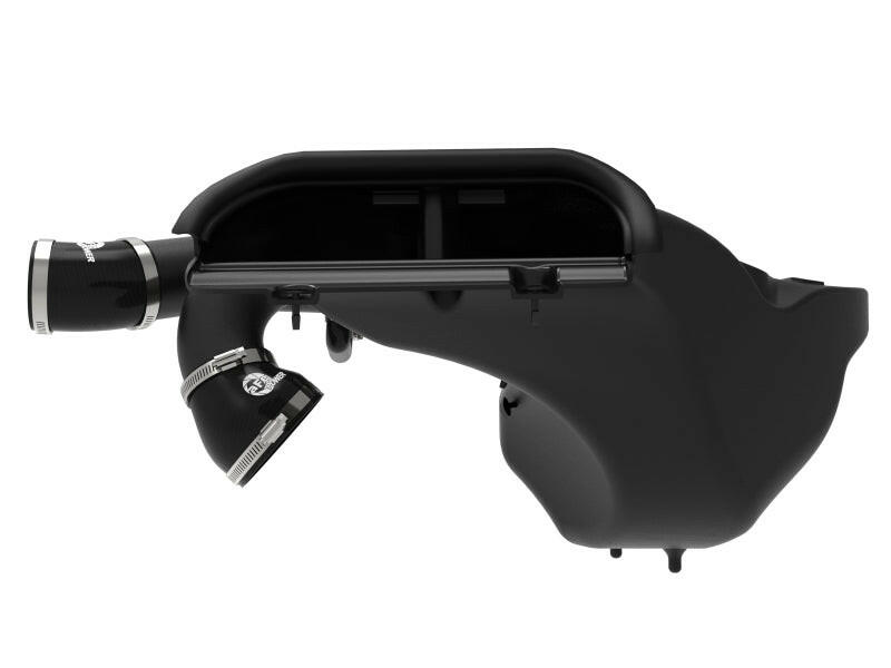 aFe 21-22 Ford F-150 Raptor V6-3.5L(tt) Momentum XP Cold Air Intake System Blk w/ Pro Dry S Filter Cold Air Intakes aFe
