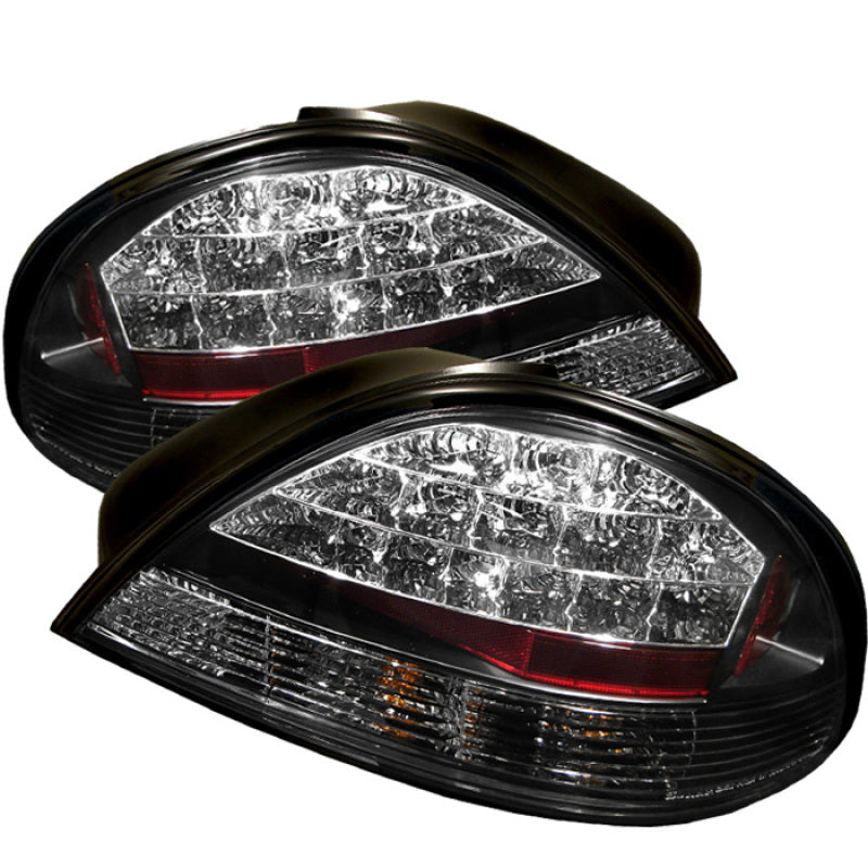 Spyder Pontiac Grand AM 99-05 LED Tail Lights Black ALT-YD-PGAM99-LED-BK Tail Lights SPYDER