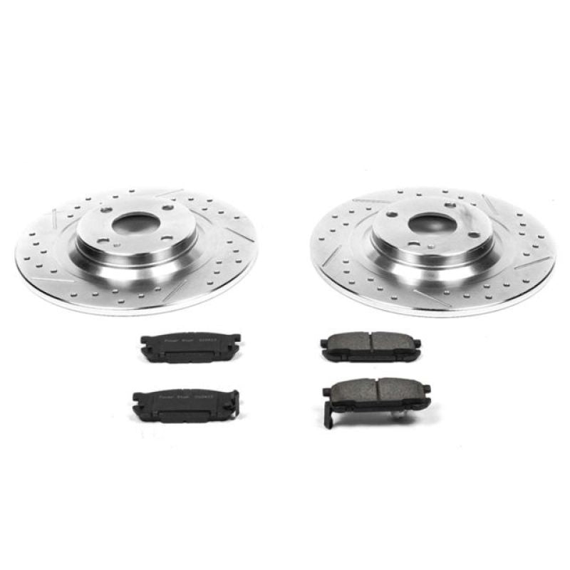 Power Stop 01-05 Mazda Miata Rear Z23 Evolution Sport Brake Kit Brake Kits - Performance D&S PowerStop