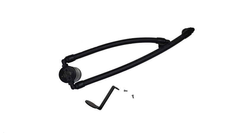 J&L 24-25 Ford Ranger 2.7L EcoBoost PCV Side Black Anodized Oil Separators J&L