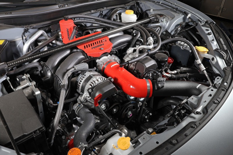 PERRIN 22-25 Subaru BRZ / Toyota GR86 Inlet Hose - Red Hoses Perrin Performance