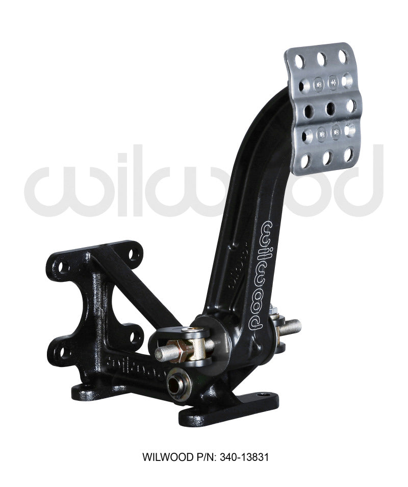 Wilwood Adjustable Brake Pedal - Dual MC - Floor Mount - 6:1 Pedals Wilwood